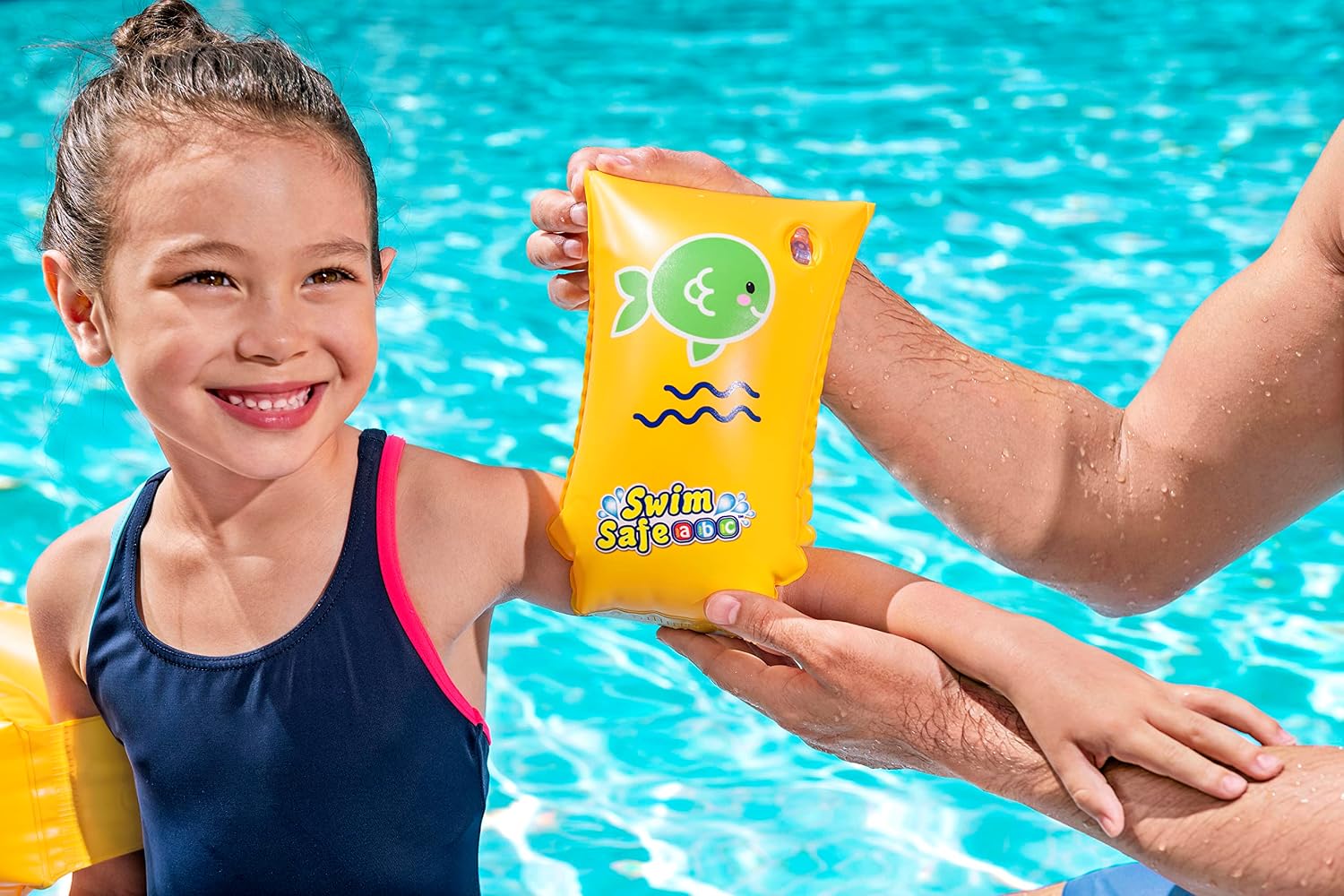 WonderSplash Armbands L/XL 30 x 15 cm Schwimmfluegel Wasserhilfe