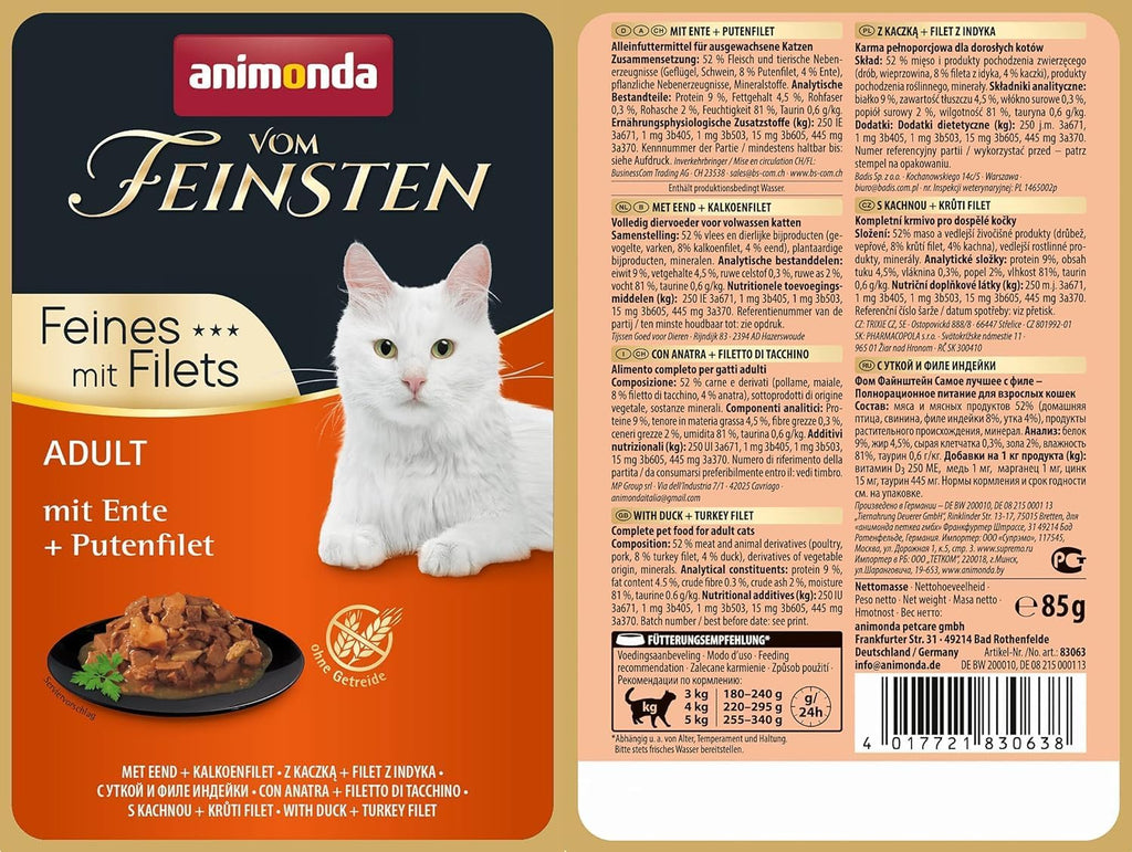 Katzennassfutter Selection Filets 8er bis 18er Pack verschiedene Sorten