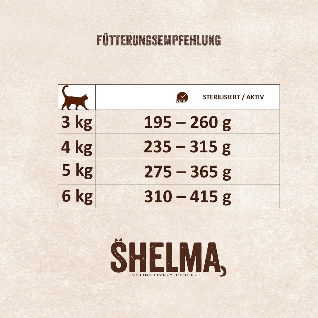 Shelma Katzen Nassfutter 12er bis 48er Pack getreidefrei verschiedene Sorten