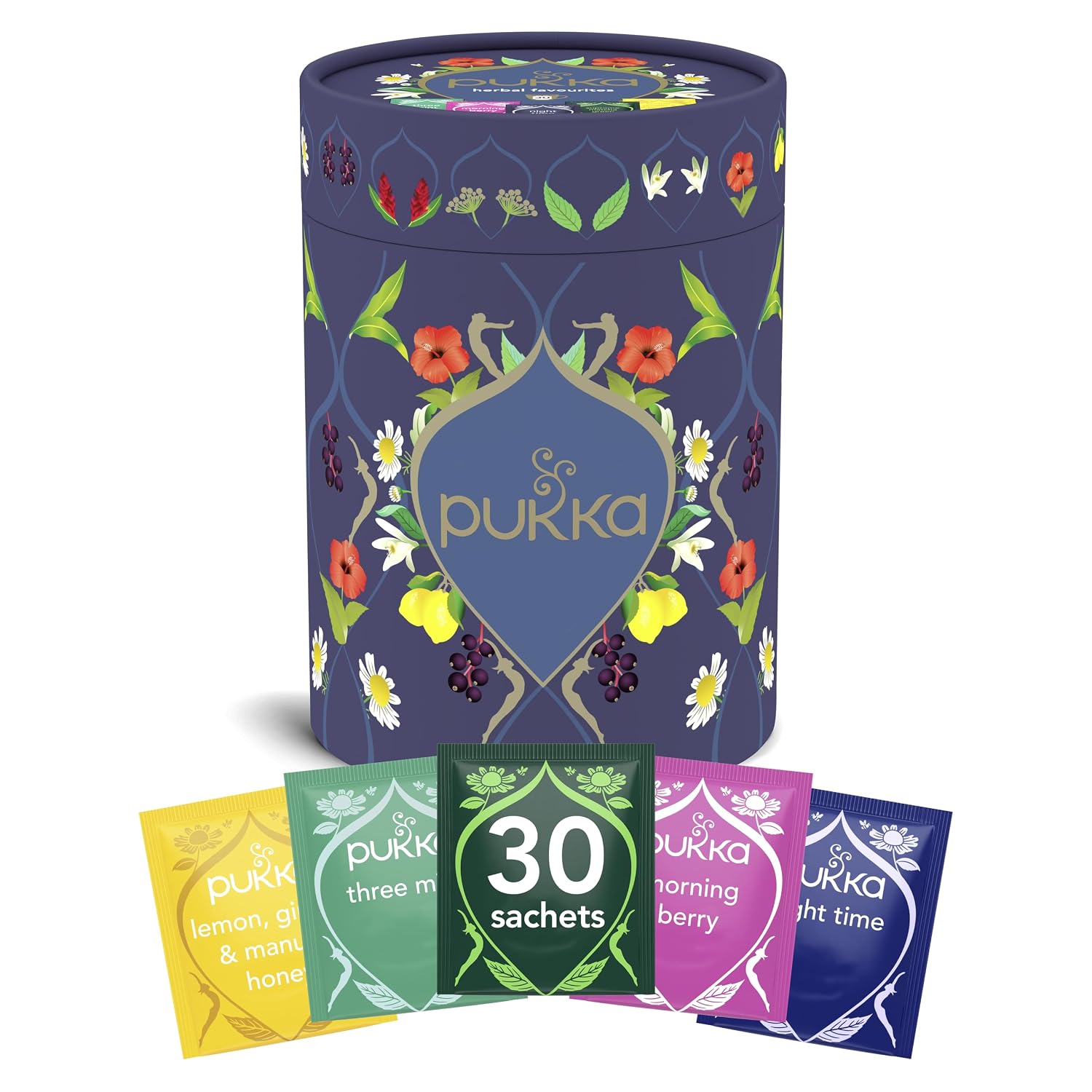 Pukka Bio Tee Geschenkset Seelenzauber 30 Beutel 5 Sorten