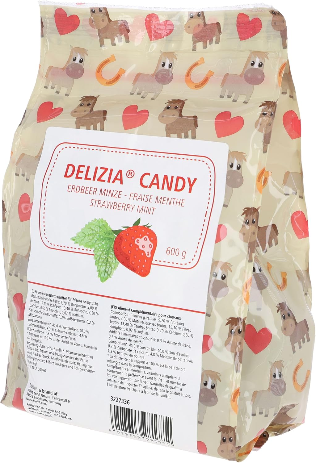 Candy Belohnungswürfel Pferdefutter Erdbeere & Minze 600 g