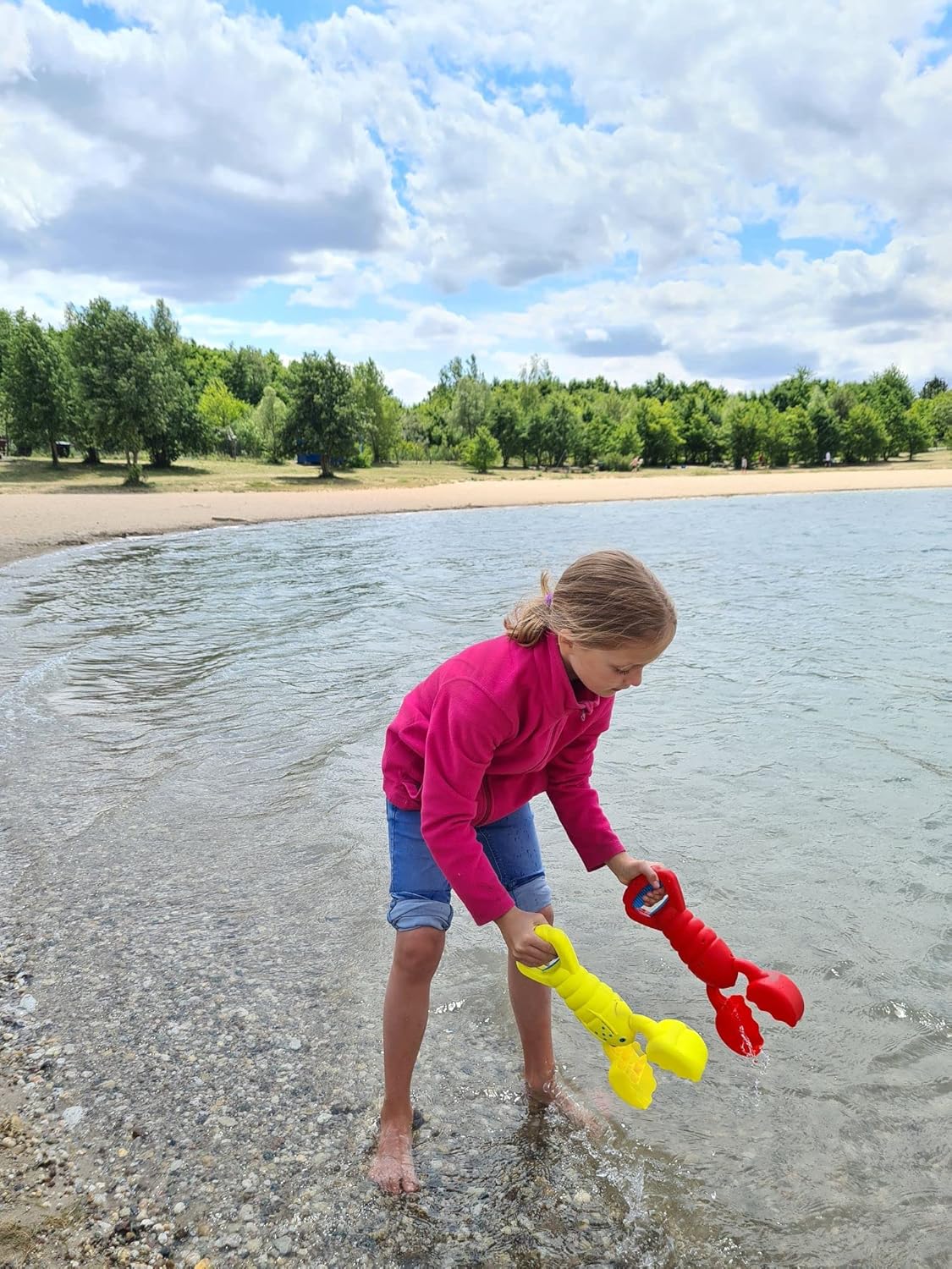 Hummer Sandgreifer 34 cm Sandspielzeug fuer Kinder Strandspielzeug