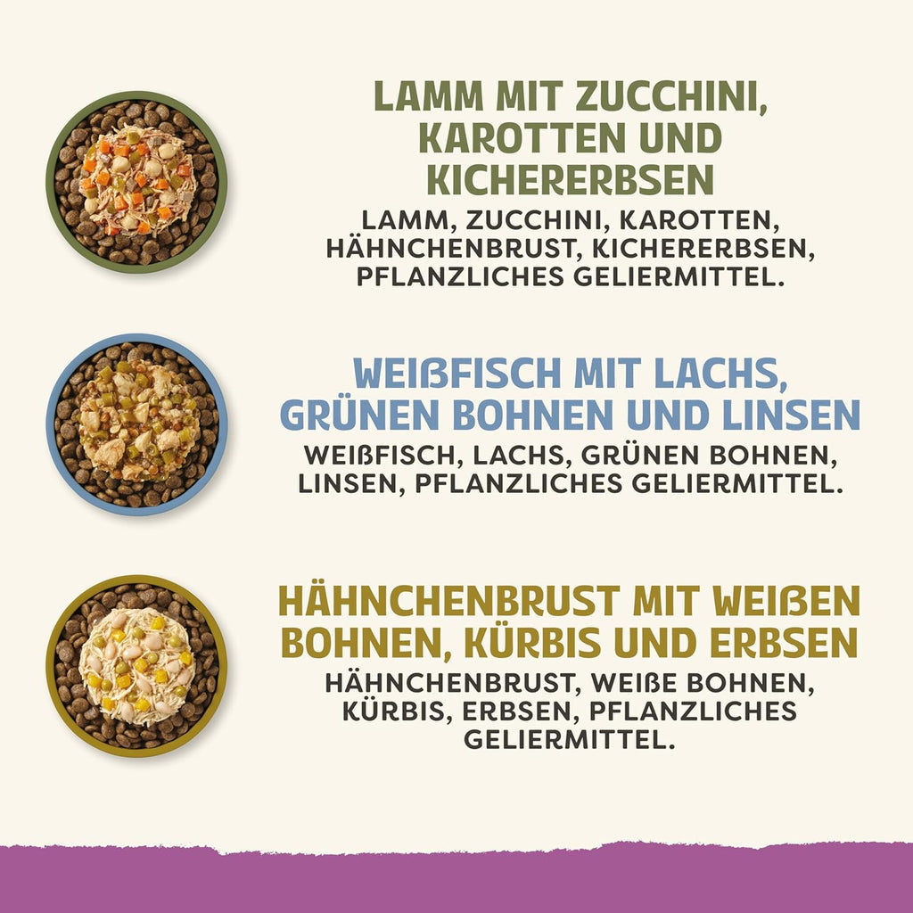 Applaws Nassfutter Hunde 6x85g getreidefrei Huhn Fisch Sauce verschi