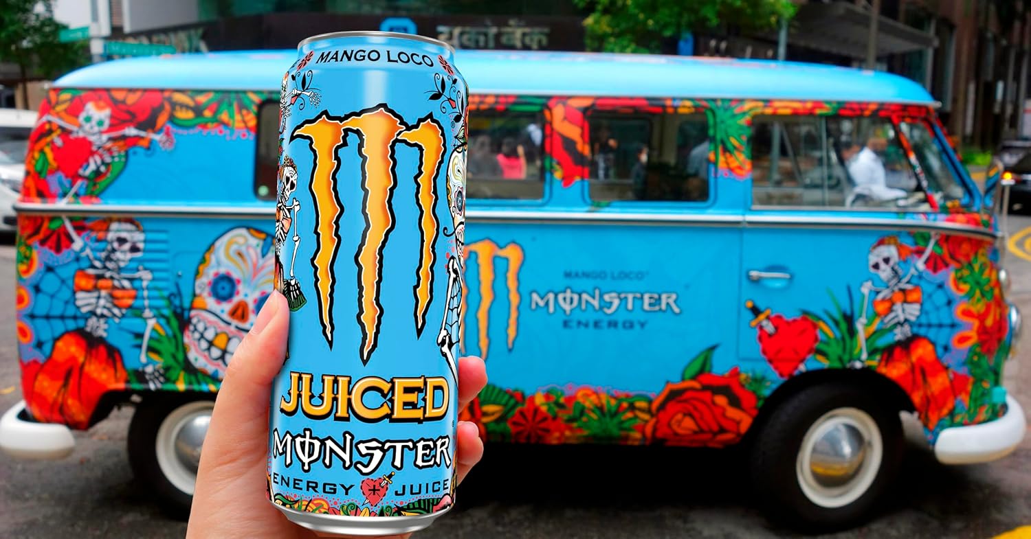 Monster Energy Mango Loco Dose, 12 x, verschiedene Sorten