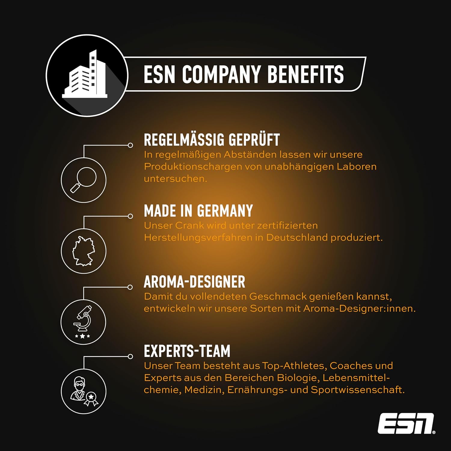 ESN Crank Pre Workout Pulver Fresh Berry Juice Koffein vegan verschiedene