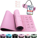 Yogamatte TPE 6 mm 183x61 cm rutschfest Fitnessmatte 181cm-183cm