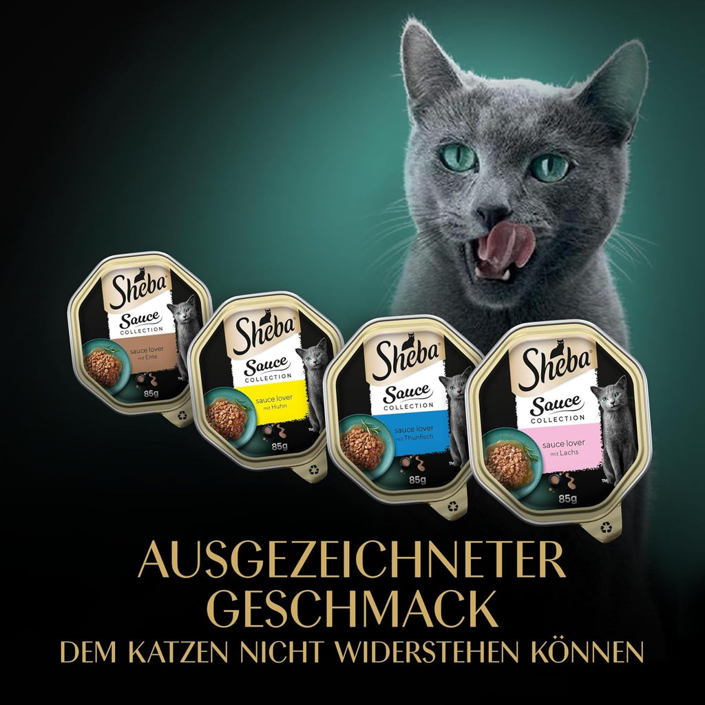 Nassfutter Katzen SHEBA verschiedene Sorten Sauce Collection MSC