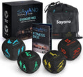 Fitnesswuerfel Set 4 Stueck fuer Home und Outdoor Training mit Tasche und Anleitung