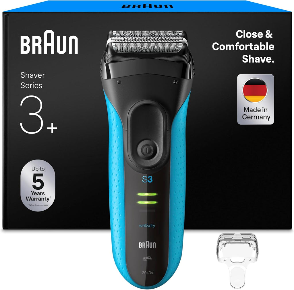 Braun Series 3 Rasierer 3040s elektrisch fuer nass und trockenbetrieb Herren