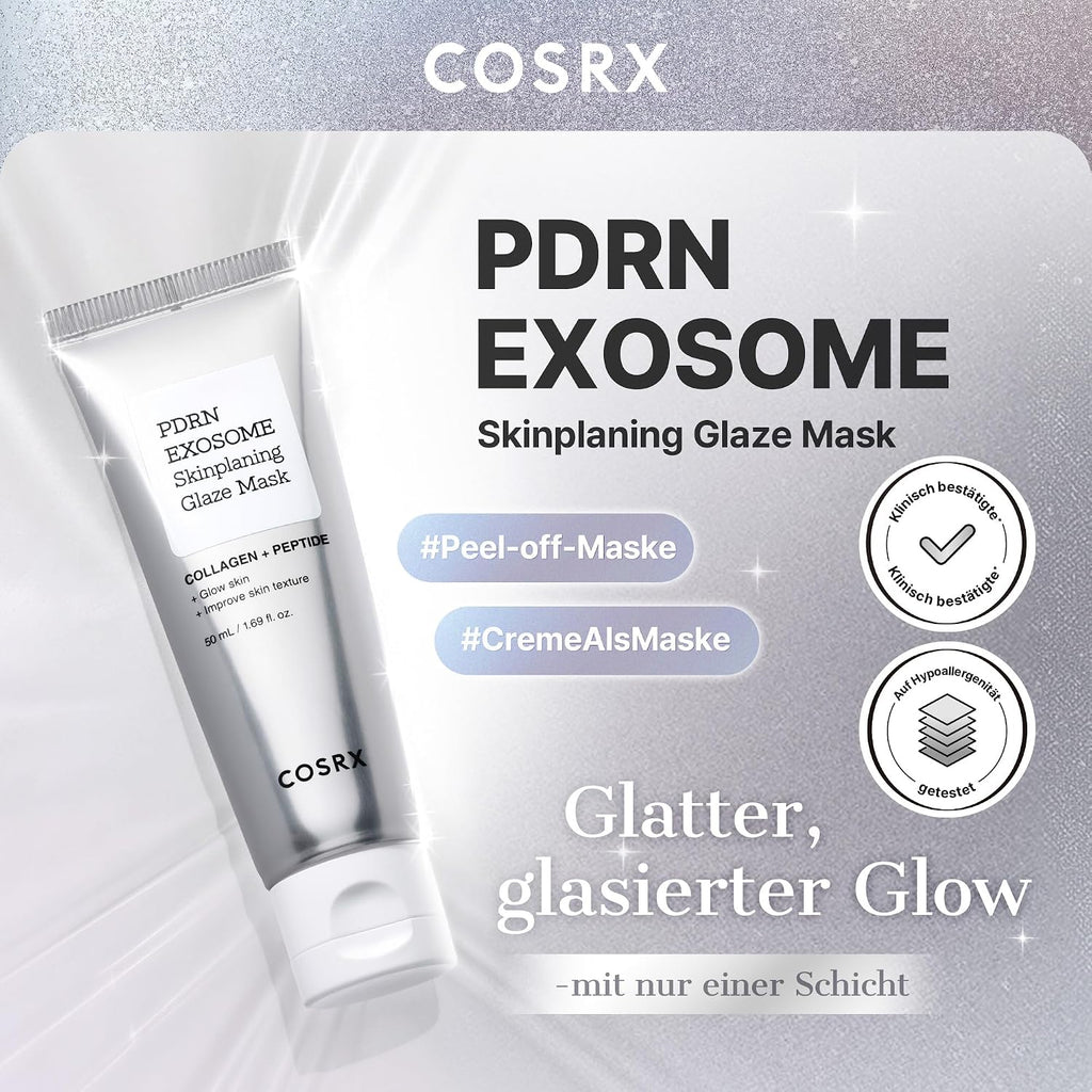 COSRX PDRN Exosome Glaze Mask 50 ml Nachtcreme Collagen Glass Skin