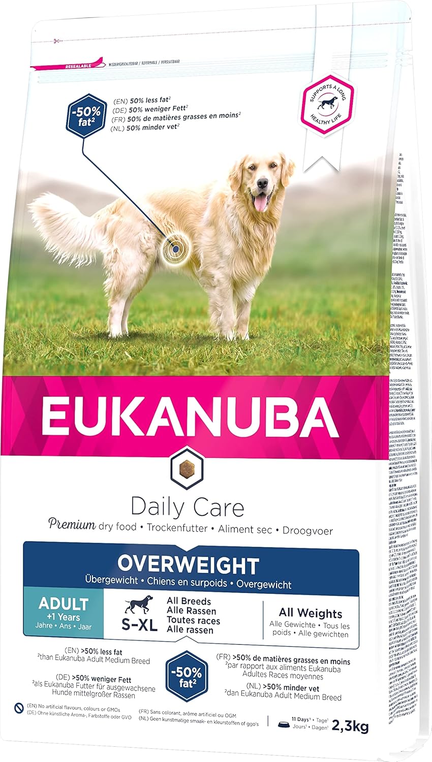 Eukanuba Daily Care Overweight Sterilised Trockenfutter Hund fettarm