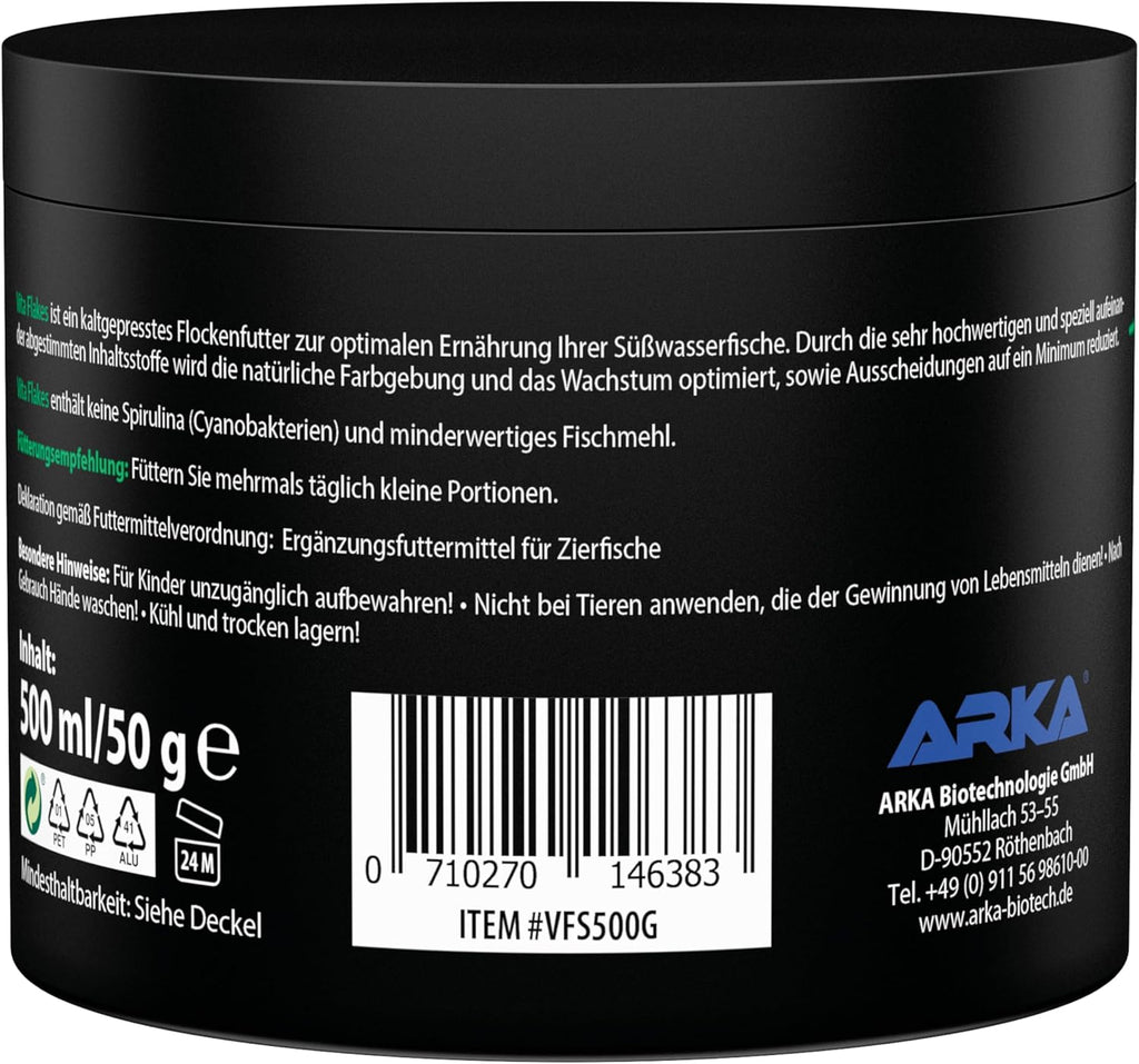 ARKA Vita Flakes Flockenfutter Zierfische kaltgepresst Farbenpracht