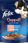 Felix Nassfutter Doppelt Lecker im Gelee 4× Beutel, verschiedene Sorten