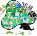 Interaktives Katzenspielzeug mit Schmetterling und Bewegungssensor