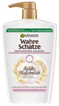 Garnier Wahre Schaetze Shampoo Hafermilch 1000 ml fuer empfindliches Haar