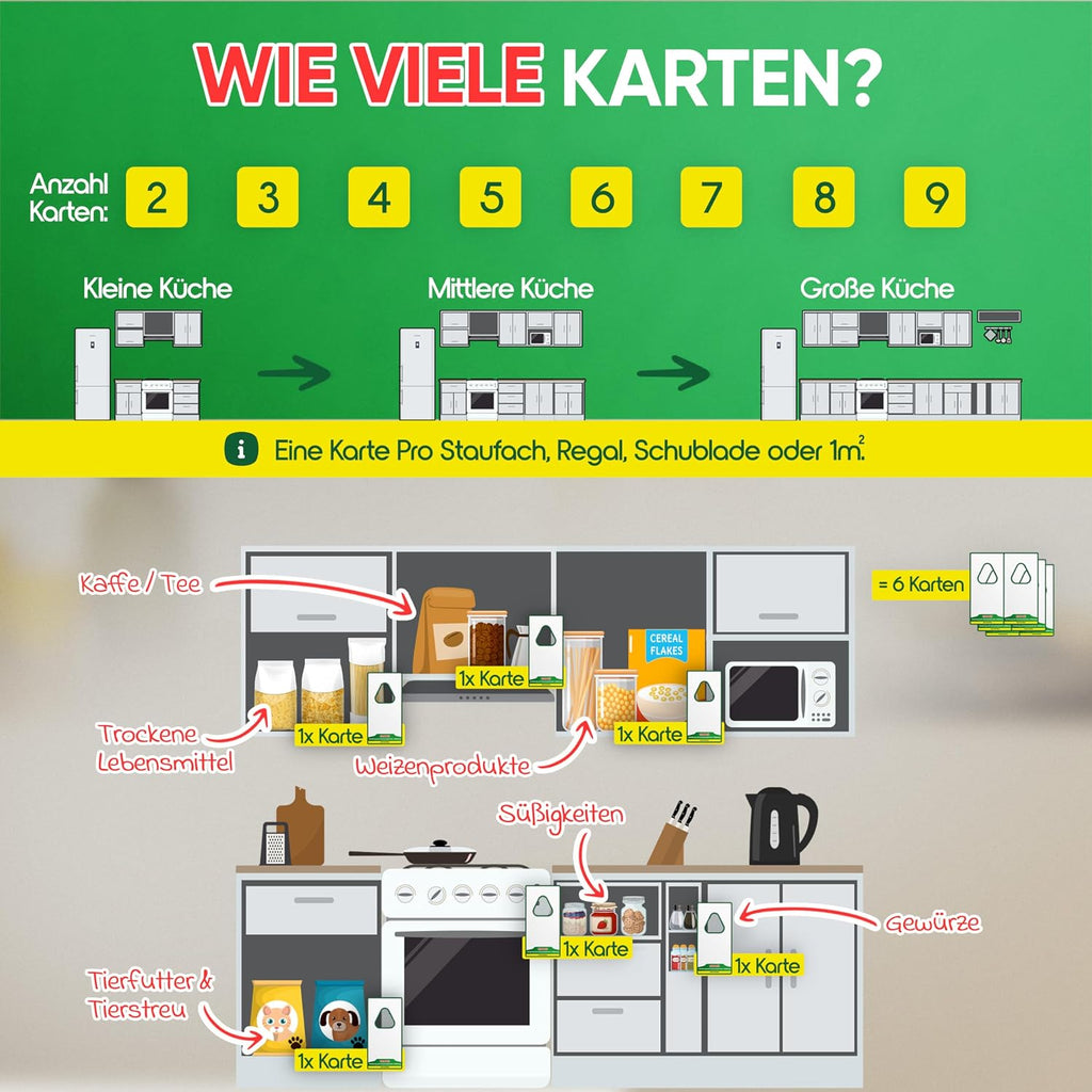 anwerk Schlupfwespen gegen Lebensmittelmotten 4 Karten á1 Lieferung