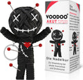Voodoo Puppe 7,5 cm mit Nadeln Scherzartikel Anti Stress Geschenk Buero