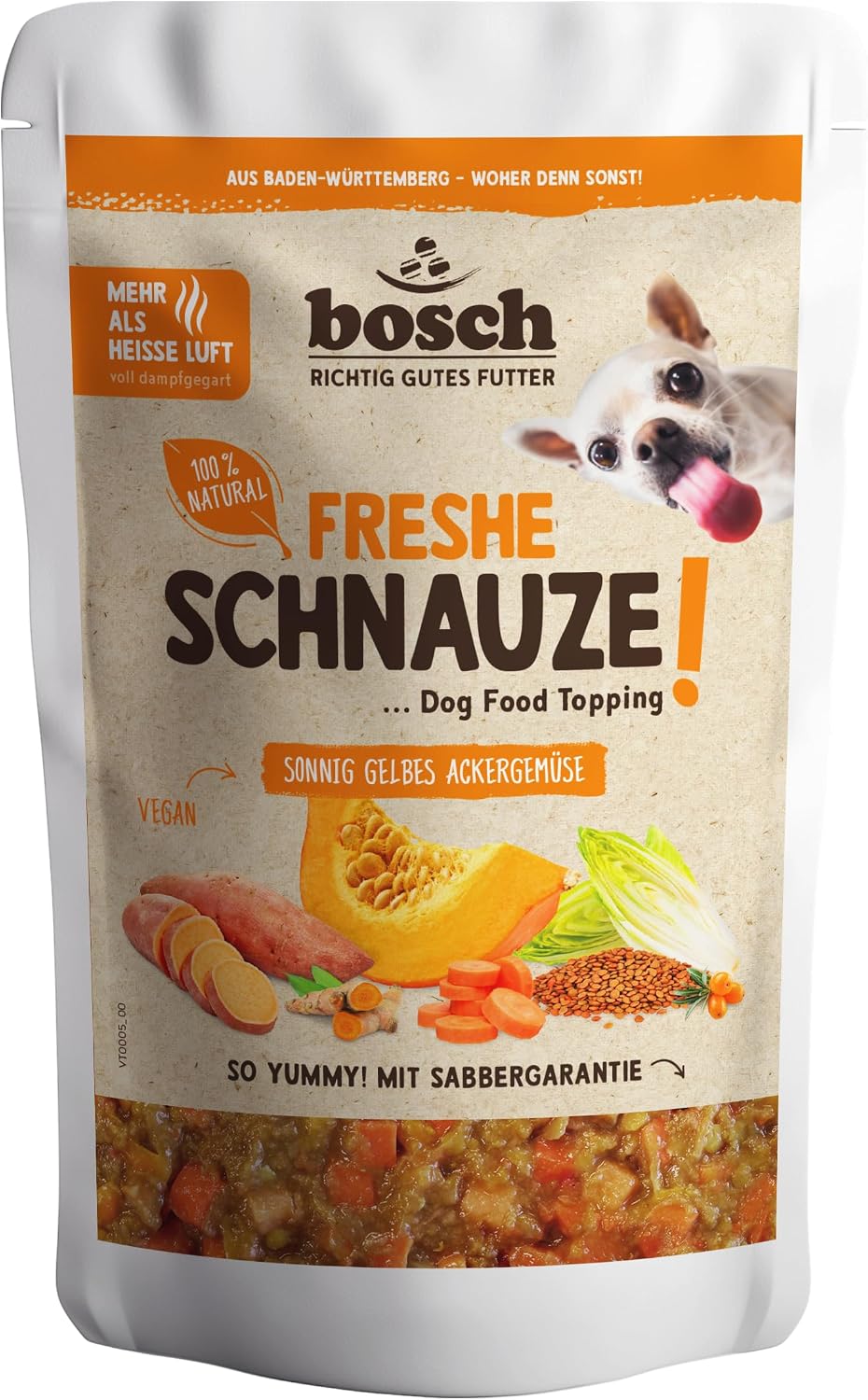 Bosch Freshe Schnauze Topping Kuerbis Karotte Suesskartoffel Linsen vers