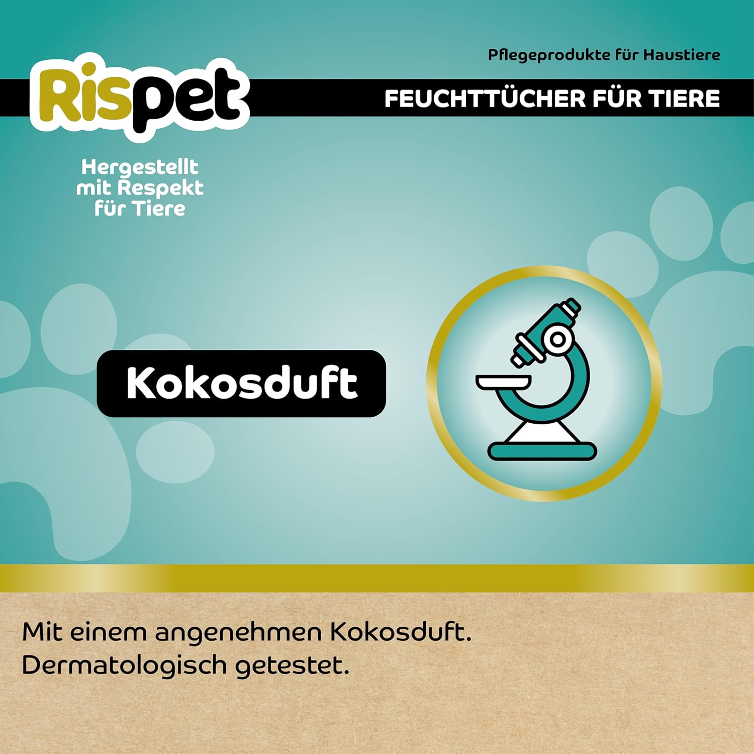 Reinigungstuecher XL mit Kokosnuss und Keratin - hygienisch, reinigend