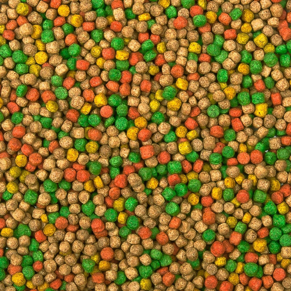 Multi-Mix Koifutter 3 mm - 4 Sorten Futtermix mit Lachsoel Spirulina Ast