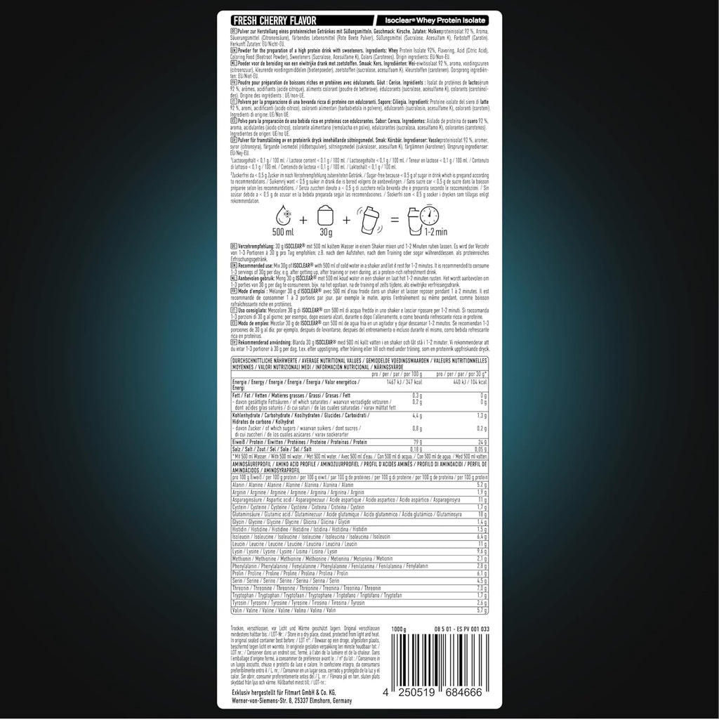 ESN Isoclear Whey Isolate Peach Iced Tea, verschiedene Sorten