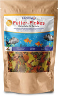 Centra24 Fischfutter Flocken fuer Zierfische Suesswasser mit Vitaminen