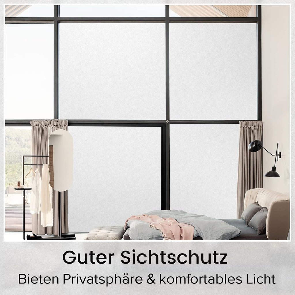 rabbitgoo Sonnenschutzfolie Silber 90x200 cm Fensterfolie Hitzeschutz 120cm-1000