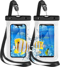 Wasserdichte Handytasche IPX8 bis 7" kompatibel mit iPhone 14 13 12 Pro Max (2 S