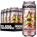 Rockstar Energy Drink Strawberry Lime 12 x zuckerfrei