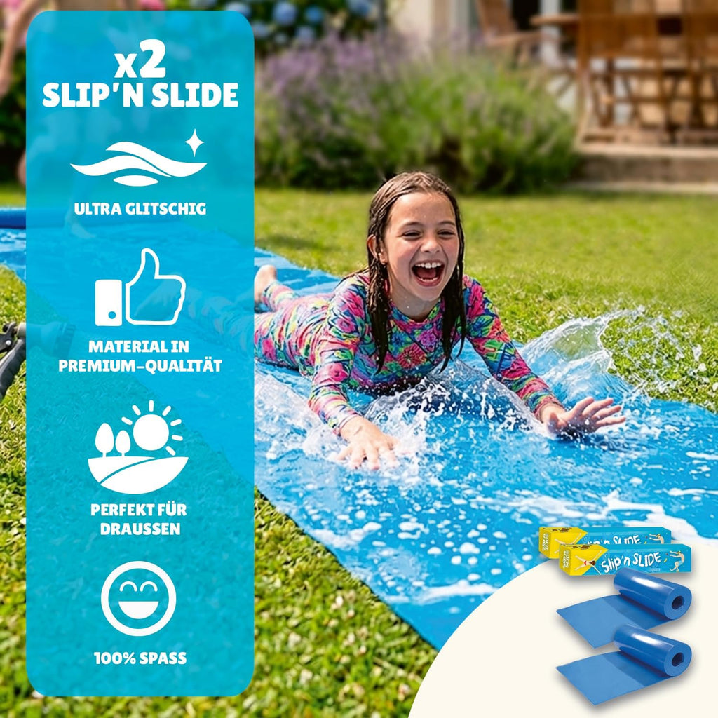 Cup Ventri 10 m Slip and Slide Wasserrutsche Bauchwegplane Wasserspiel