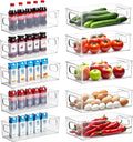 Kuehlschrank Organizer Set 10tlg 2 Groessen BPA-frei fuer Kueche Schublade Schreibtis
