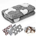 Neerow Hundedecke Fleece 60x40 cm kuschelig waschbar fuer Hunde Katzen 40cm-76cm