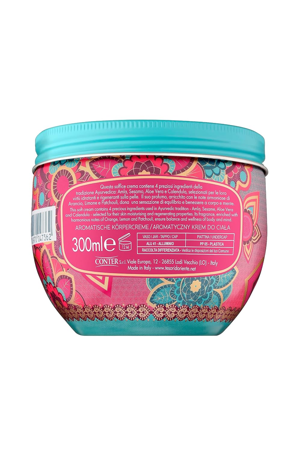 Tesori d'Oriente Koerpercreme Hammam mit Arganoel und Orangenbluete