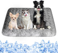 Kuehlmatte Hunde 70×55 cm blau - kuehlende Hundedecke abwischbar robust