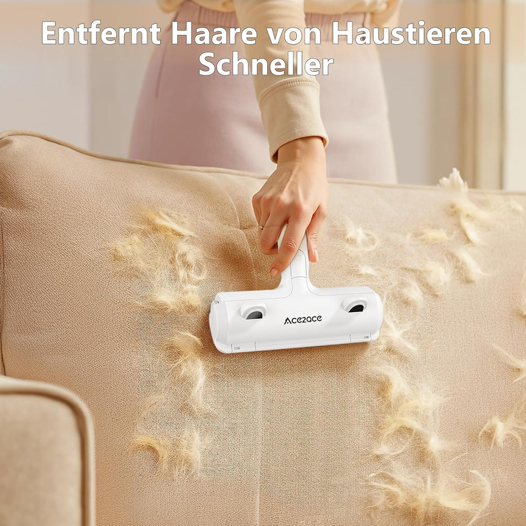 Haushalt Fusselrolle Tierhaarentferner wiederverwendbar Fusselbürste Weiss 1 Stü