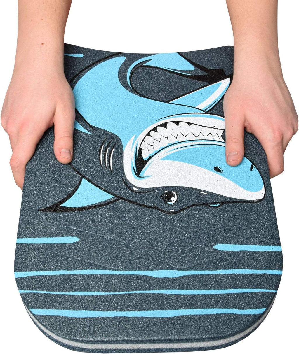 BECO Schwimmbrett Kickboard mit Griffmulden 47x31x3,6 cm fuer Kinder & Erwachsene