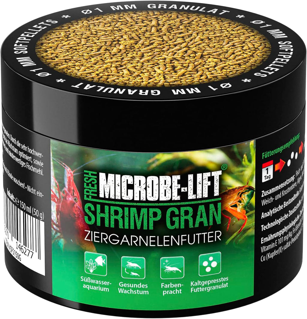 ARKA Shrimp Garnelenfutter kaltgepresst Softgranulat 150 ml sinkend hochverdauli