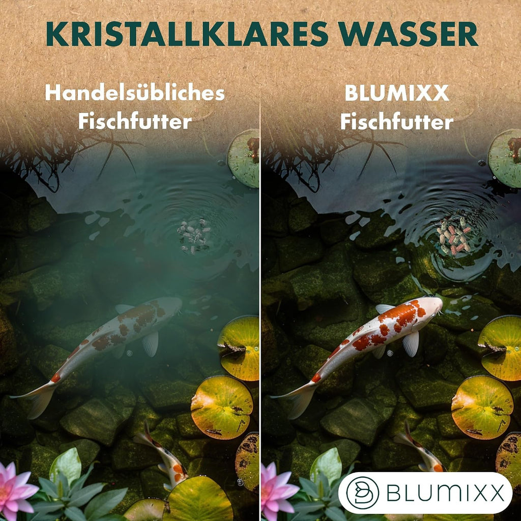 Teichfutter Sticks Mix Tricolore - Koifutter Goldfischfutter mit Vitaminen