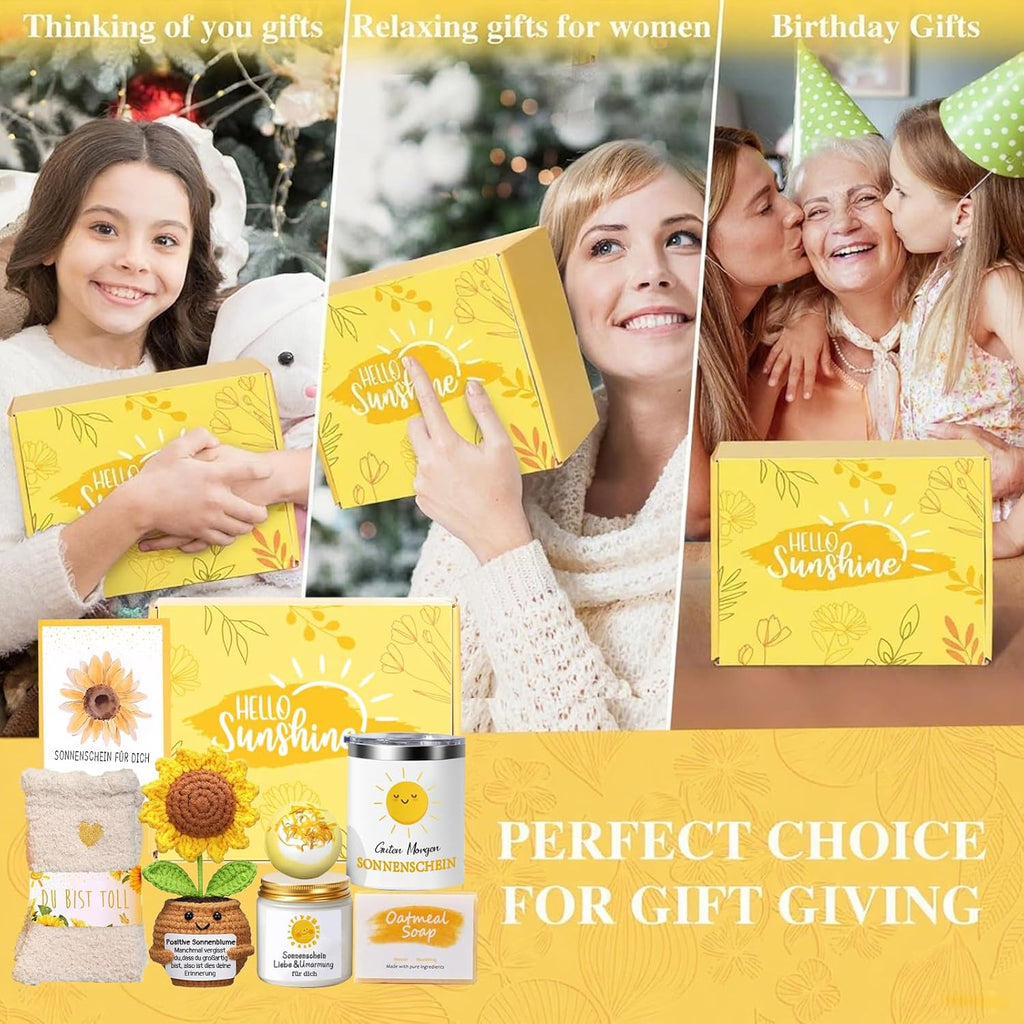 Frauen Wellness Geschenkkorb Entspannungs Spa Pflege Set fuer Mutter