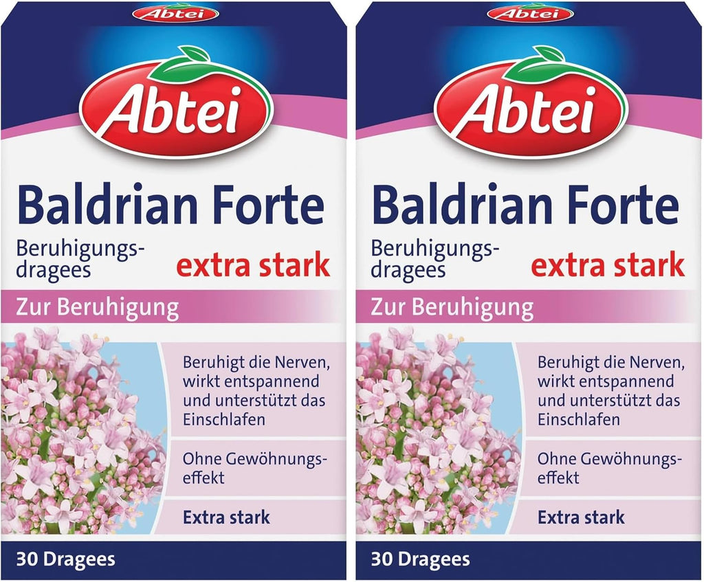 Abtei Baldrian Forte 30 Dragees pflanzlich hochdosiert
