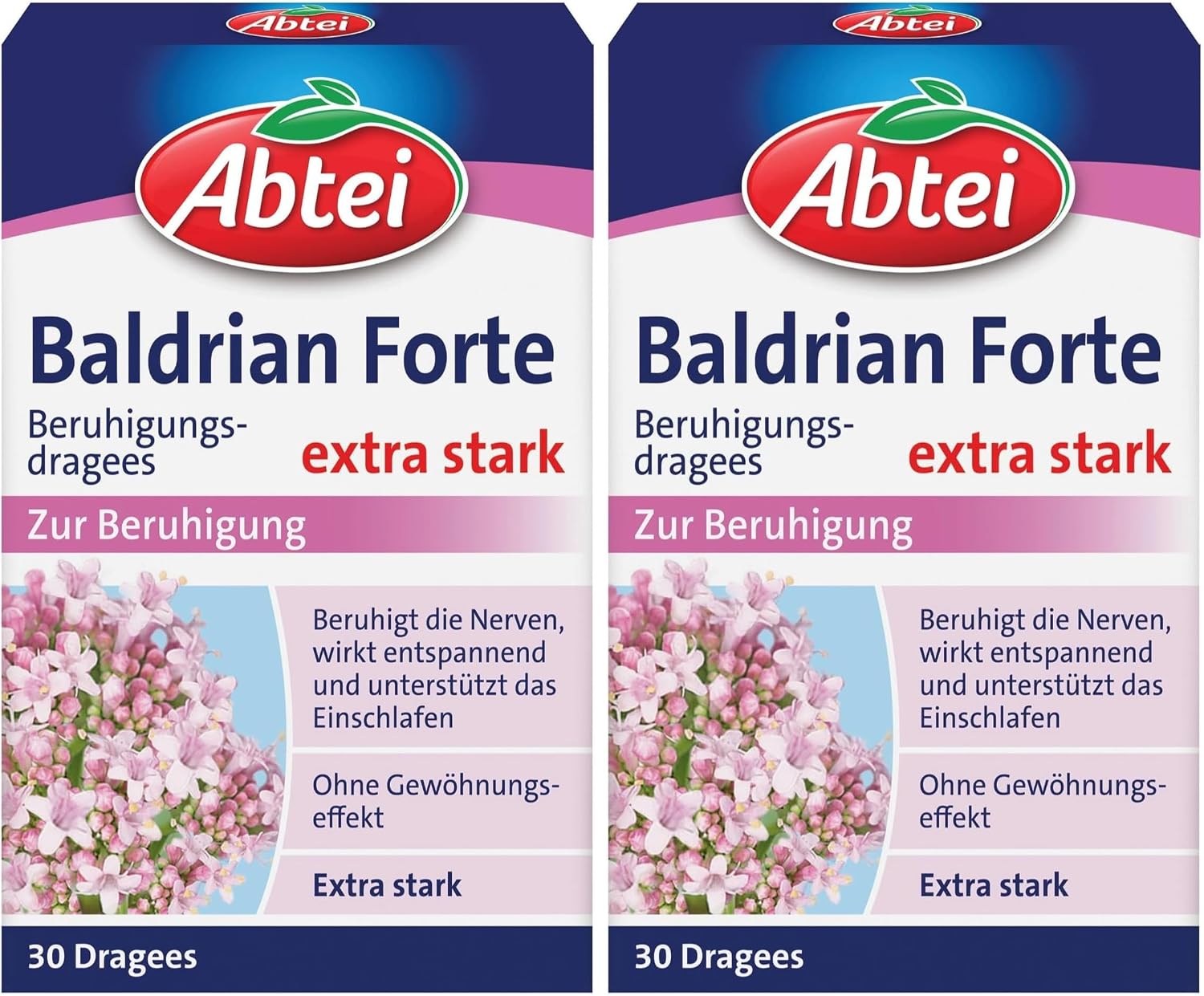 Abtei Baldrian Forte 30 Dragees pflanzlich hochdosiert