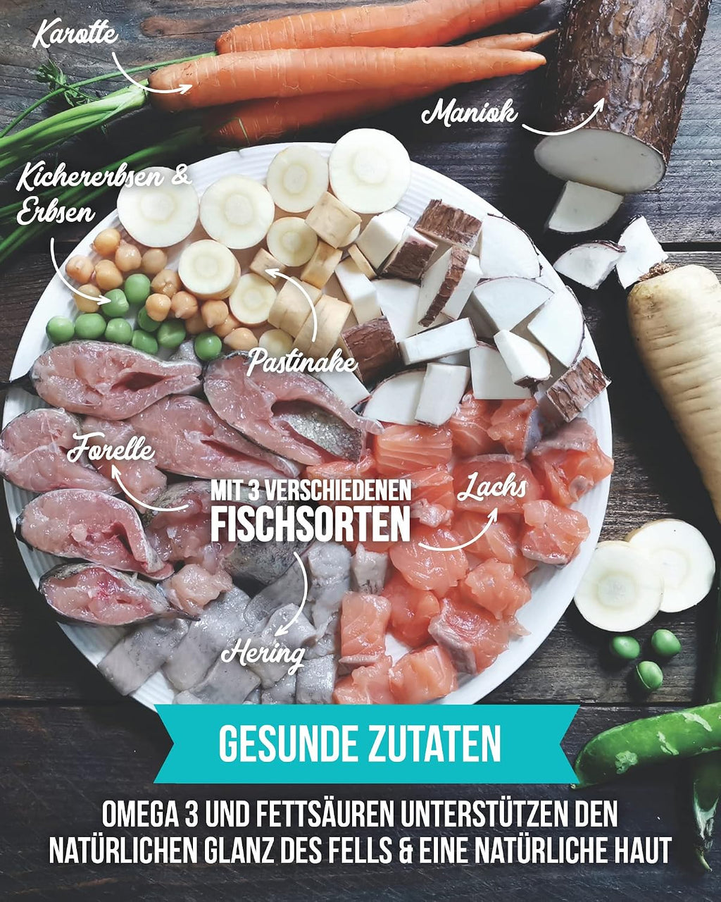 Tales & Tails halbfeuchtes Hundefutter getreidefrei Pferd verschiedene So