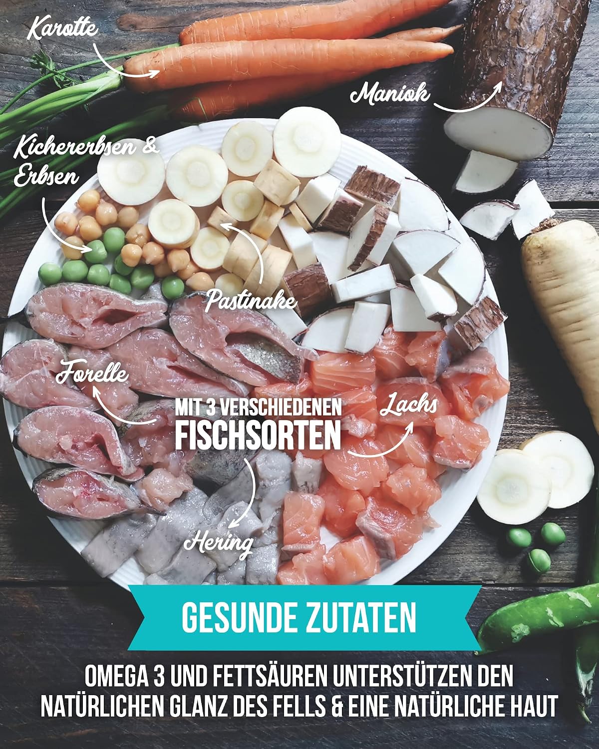 Tales & Tails halbfeuchtes Hundefutter getreidefrei Pferd verschiedene So