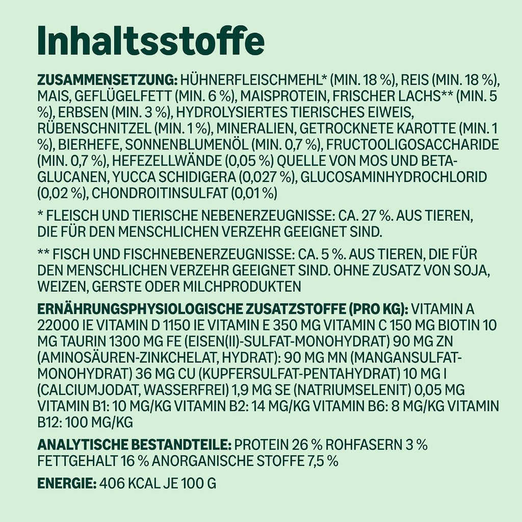 Hundefutter Adult kleinrassen 3 kg Trockenfutter Lachs & Reis