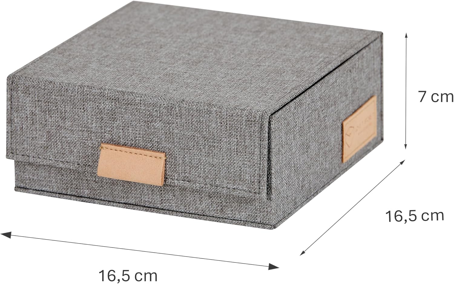 LOVE IT STORE IT Uhrenbox Leinen Aufbewahrungsbox fuer Uhren innen