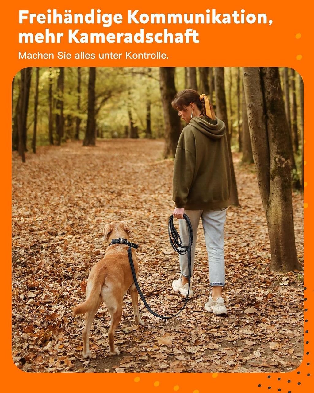 Toozey Hundeschleppleine wasserdicht 5m-20m Handschlaufe Karabiner Neon Gelb