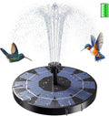 AISITIN Solarbrunnen 6 Sprueh‑Effekte schwimmende Teichpumpe 160mm-182mm