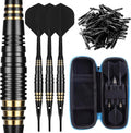 Cyeelife Softdart Pfeile 18 g 3 Stueck mit 30 Ersatzspitzen und Tasche