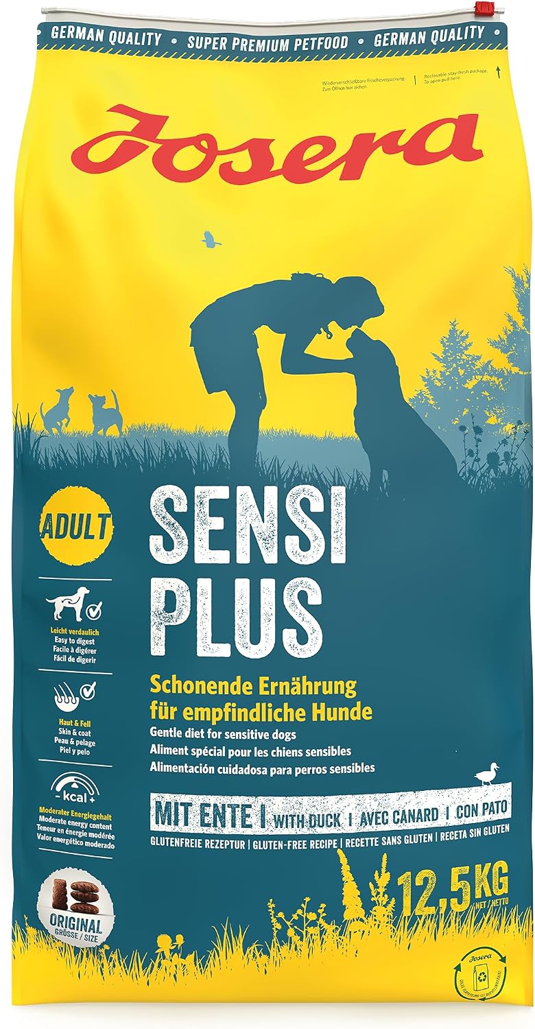 Josera SensiPlus Adult Hundefutter Ente und Reis 12,5 kg weizenfrei