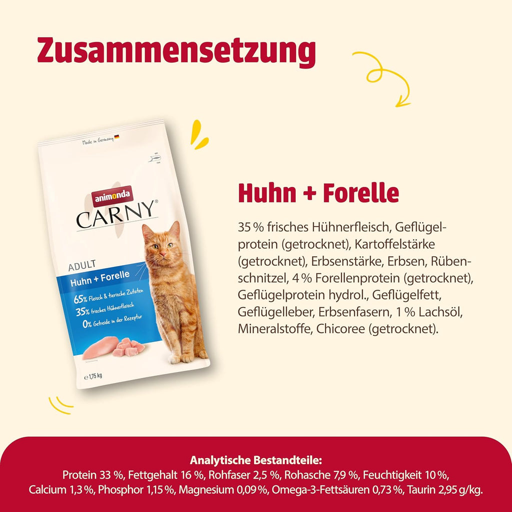 Animonda Carny Katzenfutter Huhn Rind getreidefrei verschiedene Sorten